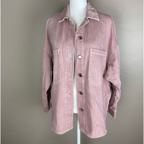 Zara Jackets & Blazers - Zara Pink Jean Jacket